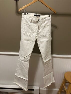 Joe's Jeans White Flare Pants